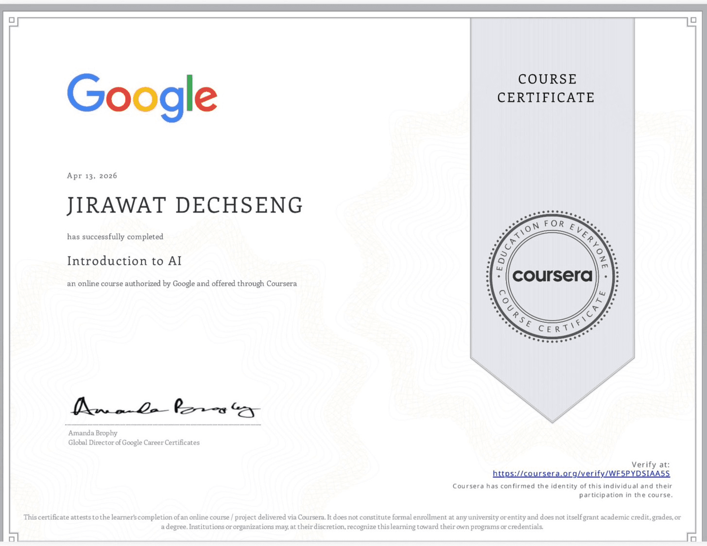 Introduction to AI